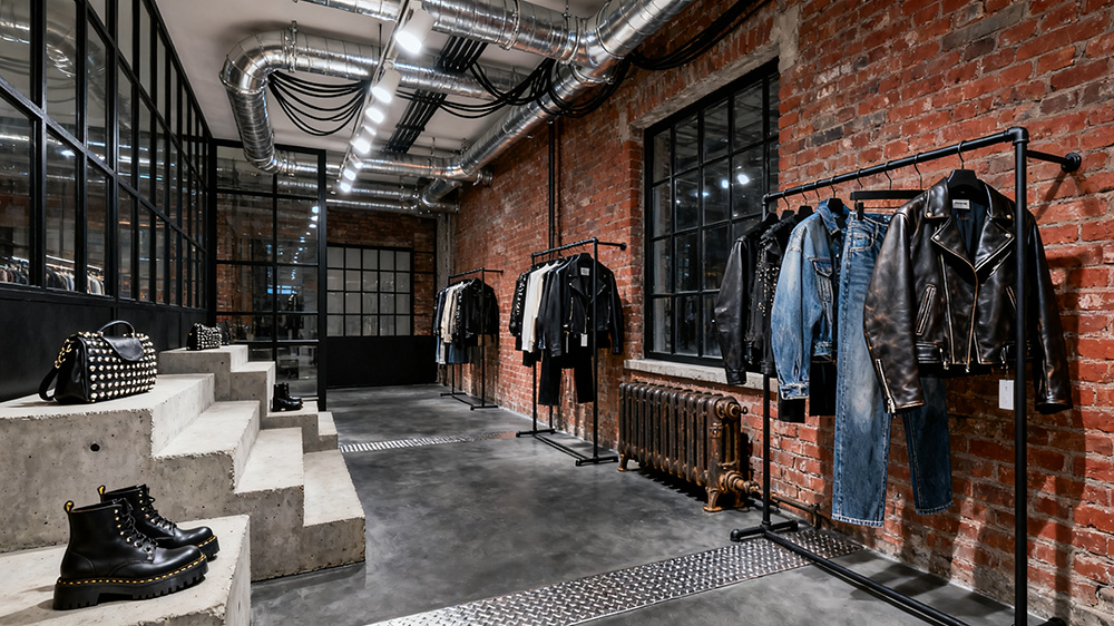 工業(yè)風女裝店